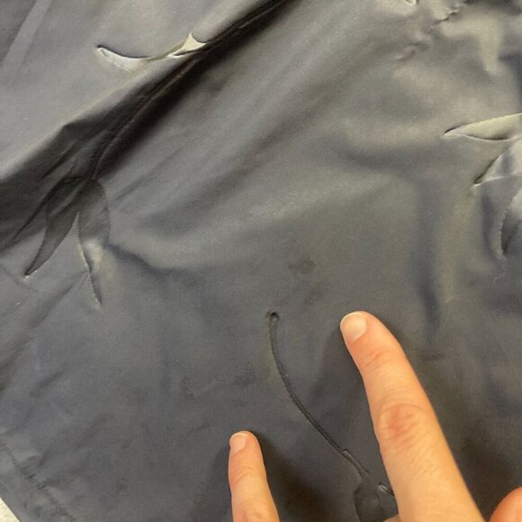 CIVIDINI Italy Womens Floral Collared Henley Blouse Sz Small Top Blue 1/2 Sleeve - Picture 4 of 16